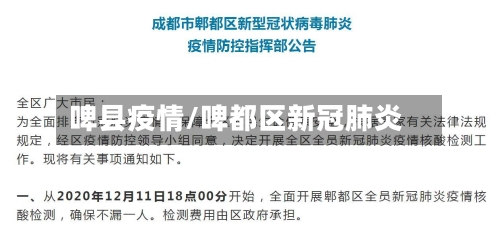 啤县疫情/啤都区新冠肺炎