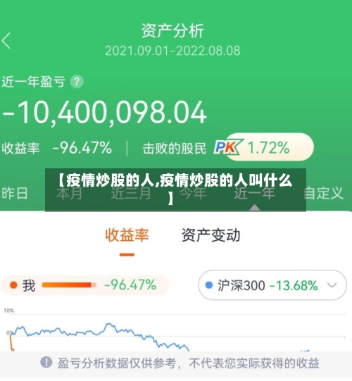 【疫情炒股的人,疫情炒股的人叫什么】