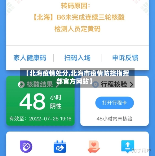 【北海疫情处分,北海市疫情防控指挥部官方网站】